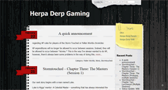 Desktop Screenshot of herpaderpgaming.com